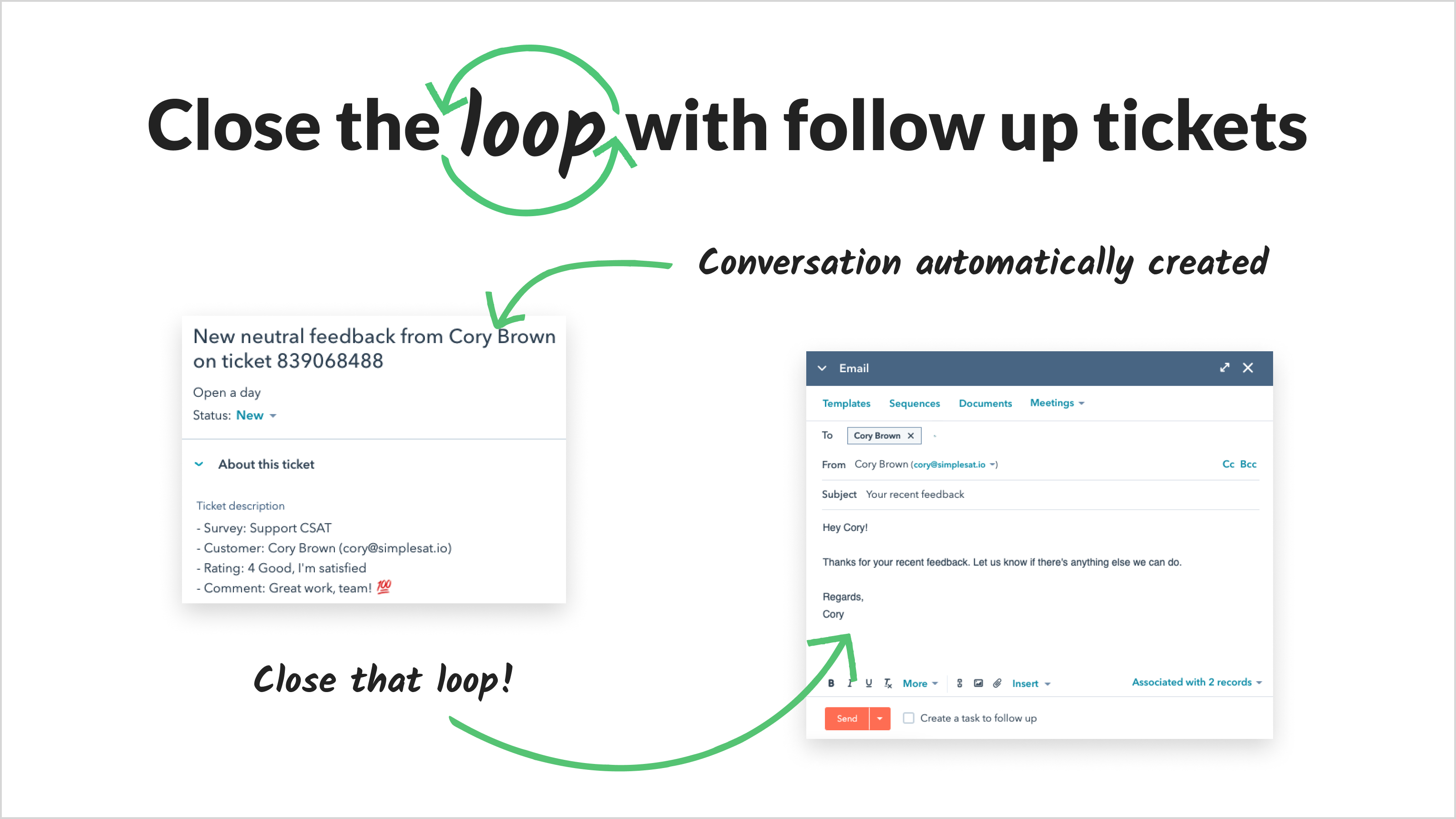 Simplesat HubSpot Integration Connect Them Today